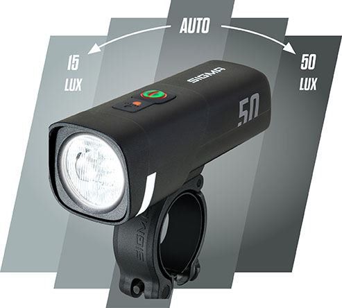 SIGMA - AURA 50 - integrated brightness sensor