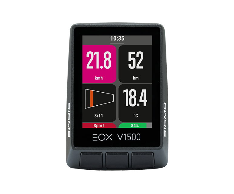 EOX® VIEW 1500 CAN - EOX® VIEW 1500 CAN can be easily connected to the e-bike