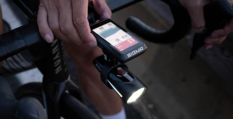 SIGMA ROX cycle computer is set up for use with the RECO 81 LINK.